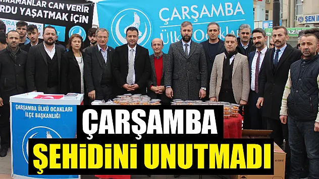 Çarşamba Ülkü Ocakları Şehidini Unutmadı