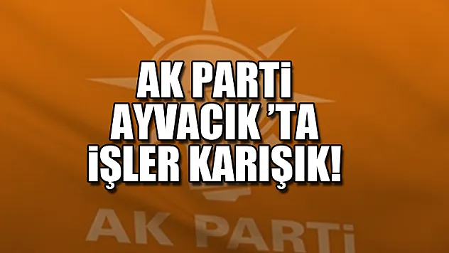 AK Parti Ayvacık 'ta işler karışık!