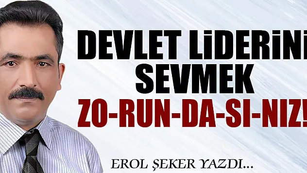 Devlet liderini SEVMEK ZO-RUN-DA-SI-NIZ!..