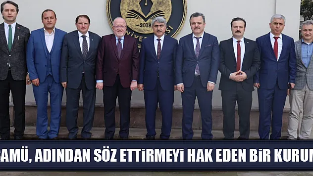 Menteş: 'SAMÜ, adından söz ettirmeyi hak eden bir kurum'