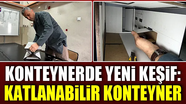 Konteynerde yeni keşif: Katlanabilir konteyner