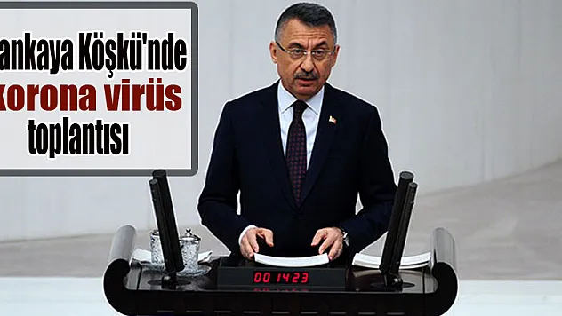 Çankaya Köşkü'nde korona virüs toplantısı