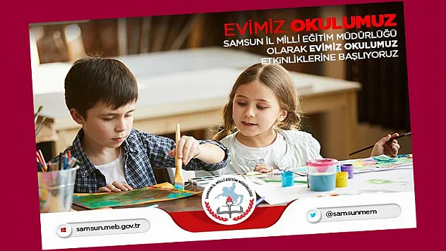 Samsun'da öğretmen ve öğrenciler evde yapılabilecek içerikler üretiyor