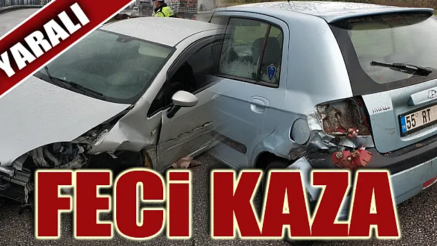 Samsun'da trafik kazası: 1 yaralı
