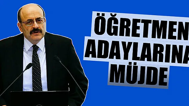 YÖK Başkanı'ndan öğretmen adaylarına sevindirici haber