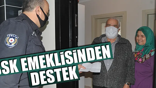 SSK emeklisinden 'Milli Dayanışma Kampanyası'na destek