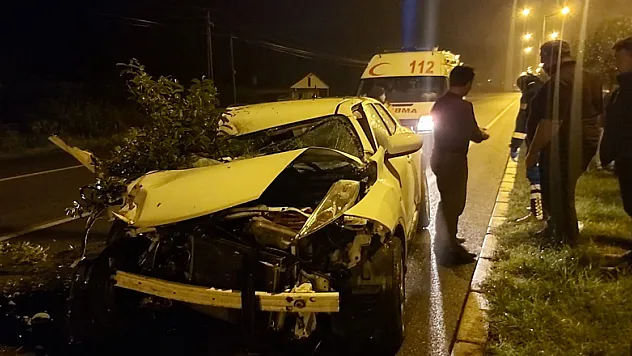 Cip tıra arkadan çarptı: 1 yaralı