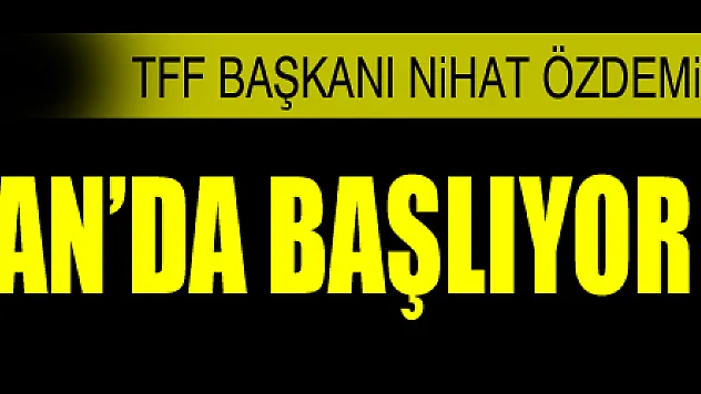 Nihat Özdemir: 'Liglerimizi 12-13-14 Haziran haftasında başlatma kararı aldık'