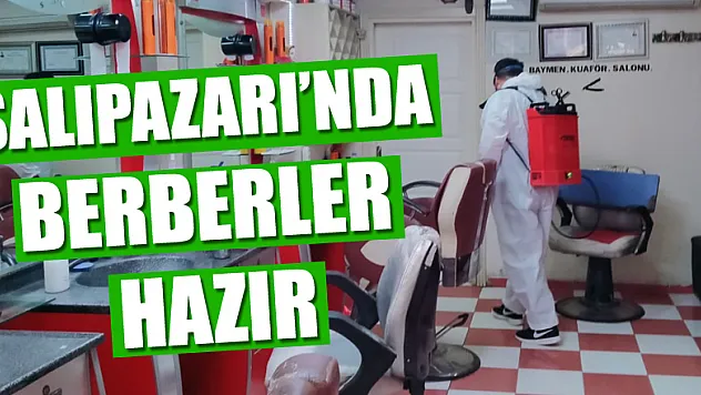 Salıpazarı'nda Berberler Hazır