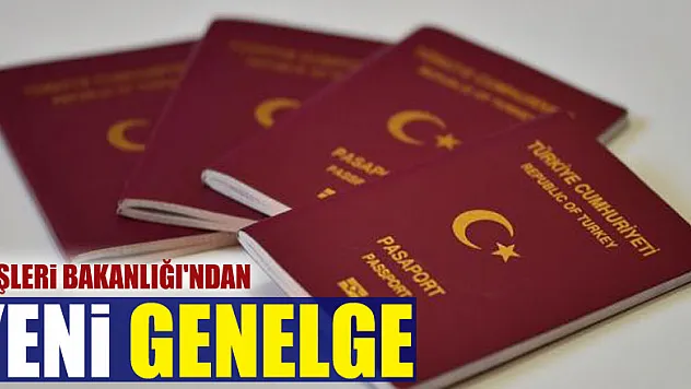 İçişleri Bakanlığı'ndan Türk ve Yabancı Ülke Vatandaşlarının Sınır Kapılarından Giriş/Çıkışları ile ilgili genelge