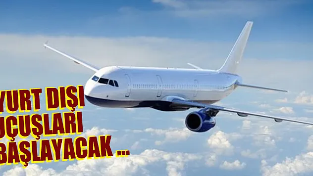 Bakan Karaismailoglu: 'Yurt dışı uçuşları başlayacak...