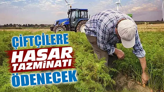 Çiftçilere hasar tazminatı ödenecek