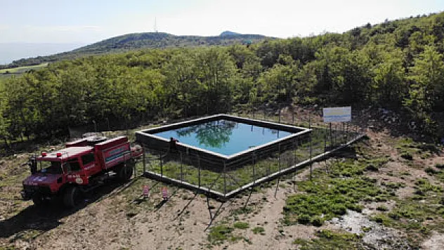 Orman yangınlarına karşı 'havuz'lu önlem