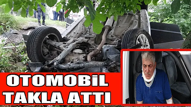 Samsun'da otomobil takla attı: 1 ölü, 4 yaralı