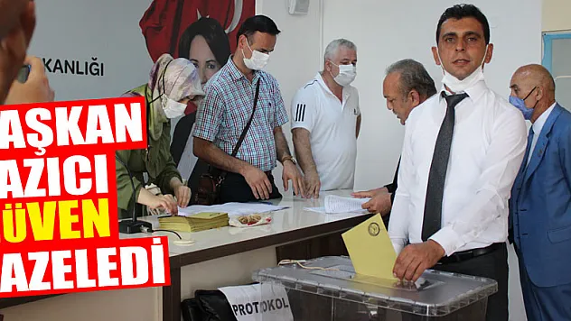 BAŞKAN YAZICI GÜVEN TAZELEDİ