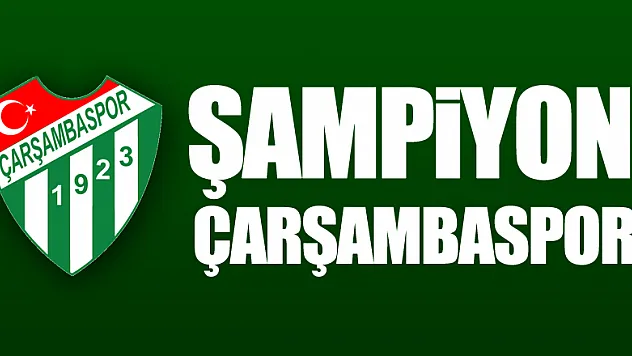 ŞAMPİYON ÇARŞAMBASPOR