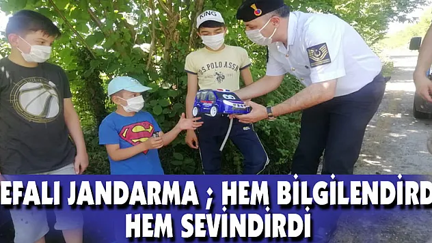 VEFALI JANDARMA  HEM BİLGİLENDİRDİ HEM SEVİNDİRDİ