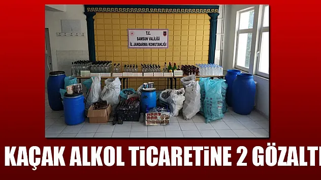 Kaçak alkol üretimi ve ticaretiyle ilgili 2 şüpheli gözaltına alındı
