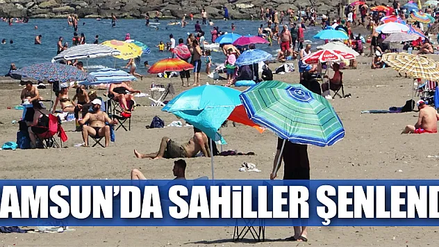 Samsun'da sahiller şenlendi