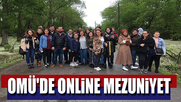 OMÜ'de online mezuniyet