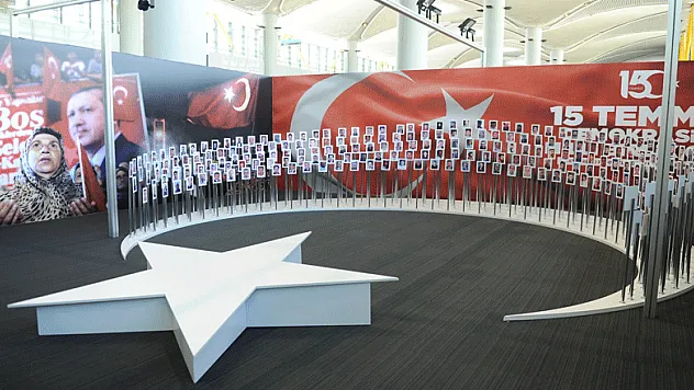 İstanbul Havalimanı'nda 15 Temmuz zafer sergisi