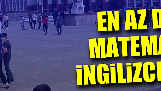 LGS'de en az doğru matematik ve İngilizcede oldu