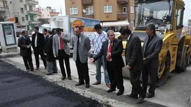 Hedef 100 bin ton asfalt dökmek