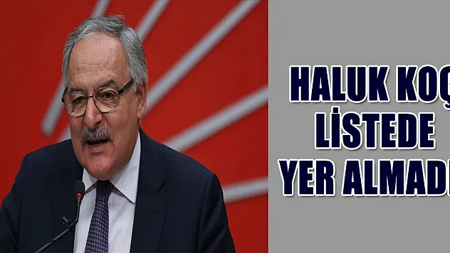Haluk Koç Listede Yer Almadı!