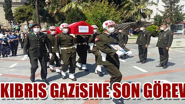 Kıbrıs gazisine son görev