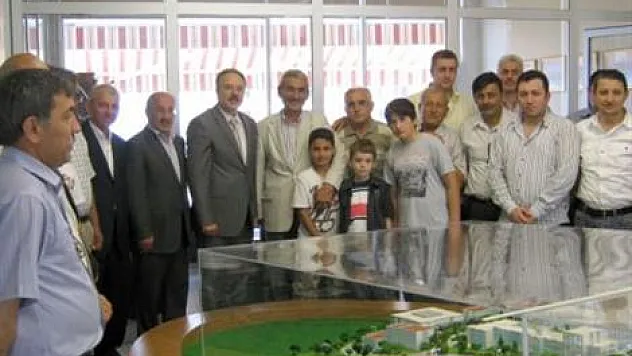 Termeli işadamları Başarı'yı ziyaret etti