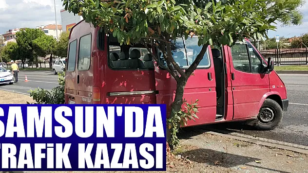 Samsun'da trafik kazası: 1 yaralı