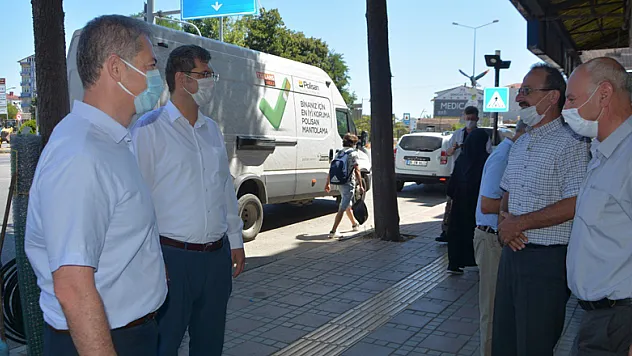 Maskeni tak, sosyal mesafeyi uygula' denetimi