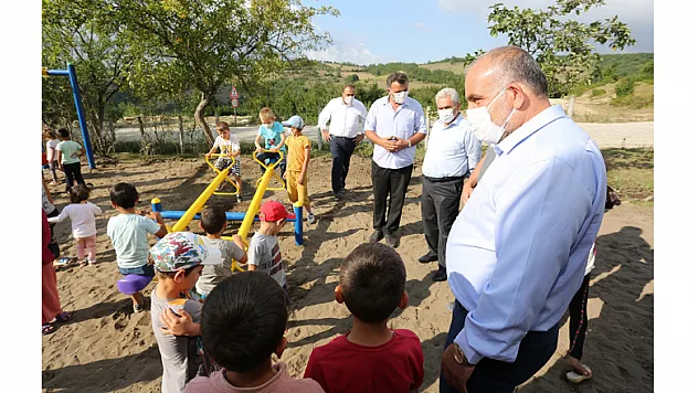 Başkan Sandıkçı çocuklara verdiği sözü tutuyor