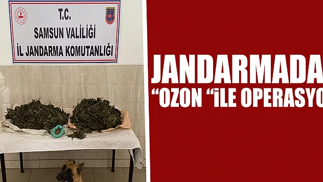 Jandarmadan 'OZON 'ile operasyon