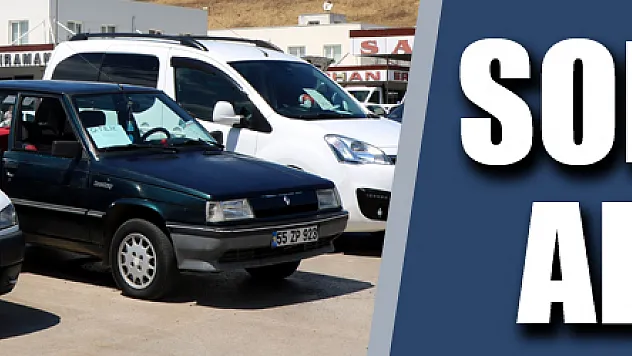İkinci el oto pazarında soran çok alan yok