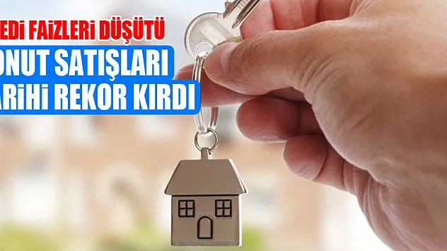 Kredi faizleri düşünce konut satışları tarihi rekor kırdı