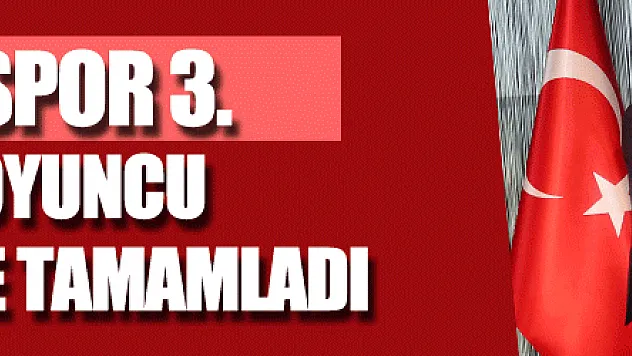 Samsunspor 3. yabancı oyuncu transferini de tamamladı