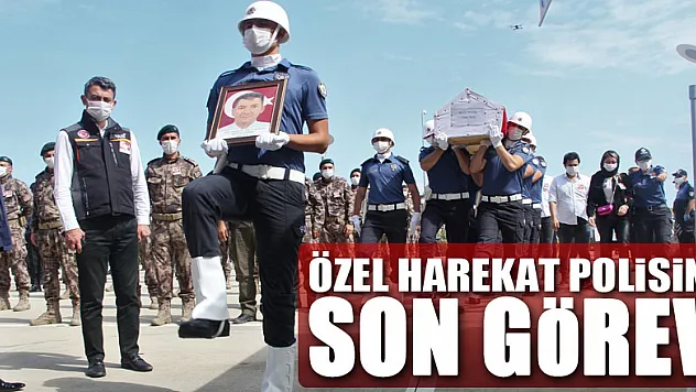 Kansere yenik düşen özel harekat polisine son görev