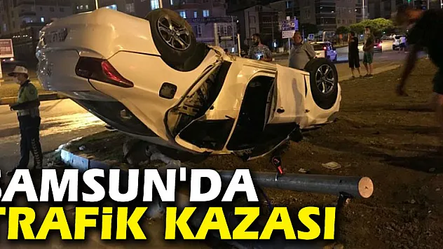 Samsun'da trafik kazası: 7 yaralı
