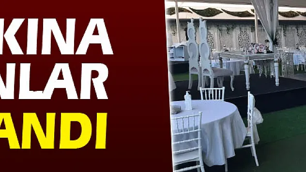 Düğün, kına ve nişanlar yasaklandı