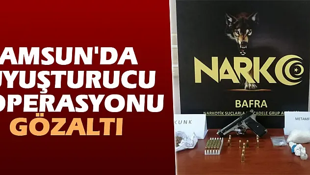 Samsun'da uyuşturucu operasyonu: 2 gözaltı