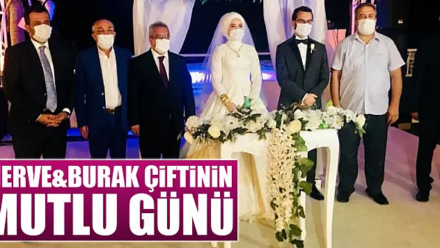 Merve&Burak çiftinin mutlu günü