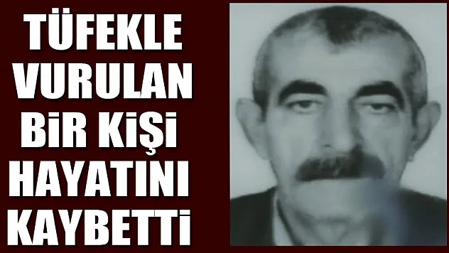 Samsun'da tüfekle vurulan bir kişi hayatını kaybetti