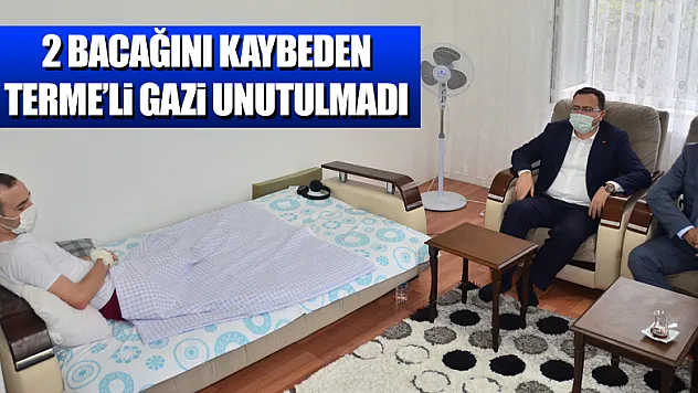 2 bacağını kaybeden Samsunlu gazi unutulmadı 