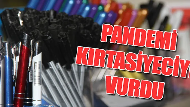 Pandemi kırtasiyeciyi vurdu