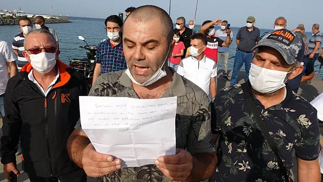 Amatör olta balıkçılarından eylem