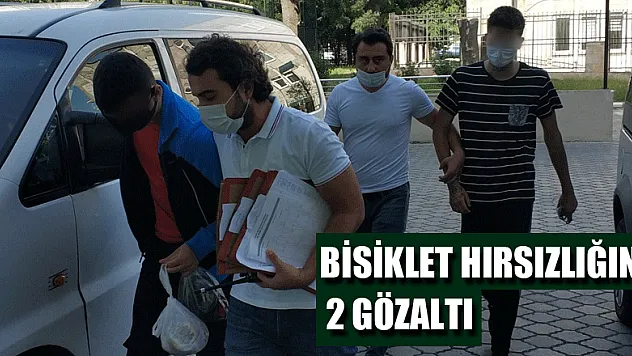 4 ayrı bisiklet hırsızlığına 2 gözaltı