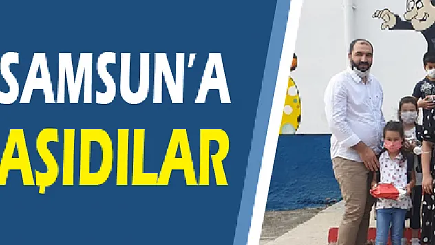 İstanbul'dan Samsun'a 'mutluluk' taşıdılar