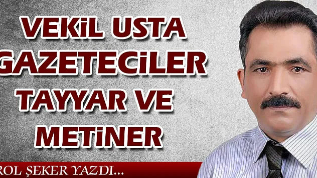Vekil Usta, Gazeteciler Tayyar ve Metiner
