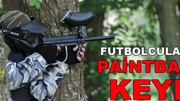 Samsunspor Paintball oynayarak stres attı